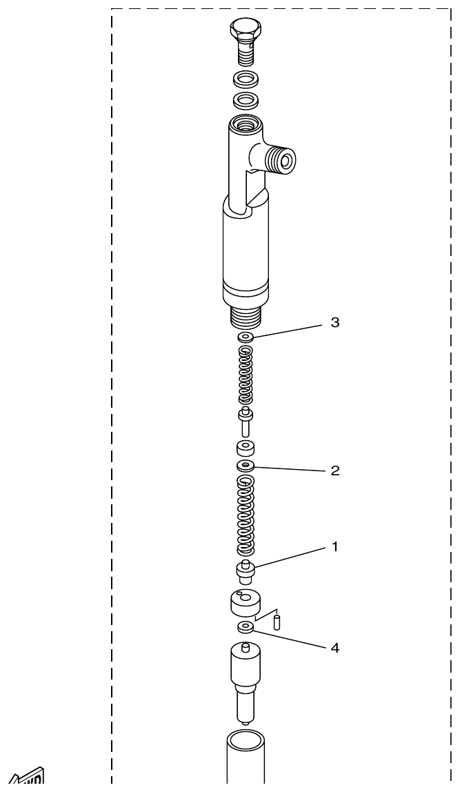 Yamaha ME422STIP2 (N601)STIP1(N611) ADJUSTING SHIM parts diagram